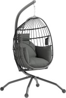 Canopy Swing Outsunny Egg Chair Outdoor Indoor Garden Swing Chair 