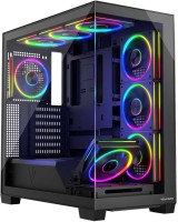 Photos - Computer Case MODECOM VOLCANO STELLAR ARGB MIDI 8F black