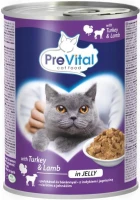 Photos - Cat Food PreVital Adult Turkey/Lamb in Jelly 415 g