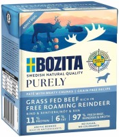 Photos - Dog Food Bozita Purely Pate Adult Reindeer 370 g 1