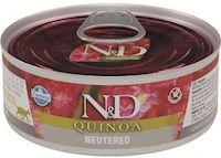 Photos - Cat Food Farmina Quinoa Neutered Pork 80 g