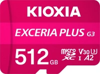Photos - Memory Card KIOXIA EXCERIA PLUS G3 microSD 512 GB