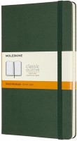 Photos - Notebook Moleskine Ruled Notebook Large Green