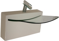 Photos - Bathroom Sink ArtCeram Crystal Wall L990 700 mm