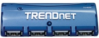 Photos - Card Reader / USB Hub TRENDnet TU-400E 