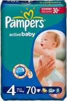 Photos - Nappies Pampers Active Baby 4 / 70 pcs