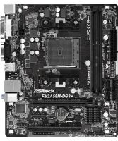 Photos - Motherboard ASRock FM2A58M-DG3+ 