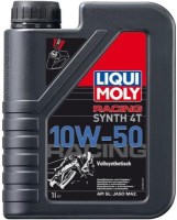 Photos - Engine Oil Liqui Moly Racing Synth 4T 10W-50 HD 1 L