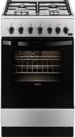 Photos - Cooker Zanussi ZCK552G1XA stainless steel