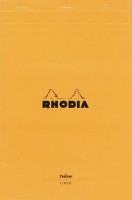 Notebook Rhodia Ruled Pad №19 Yellow