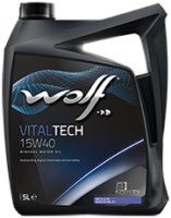 Photos - Engine Oil WOLF Vitaltech 15W-40 5 L