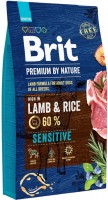 Photos - Dog Food Brit Premium Sensitive Lamb 8 kg