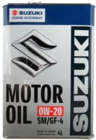 Photos - Engine Oil Suzuki Motor Oil 0W-20 4 L