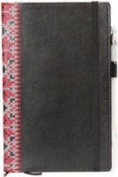 Photos - Notebook Julada Black Rainbow Mini Black Embroidered 
