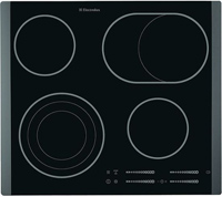 Photos - Hob Electrolux EHS 60210 P black