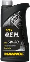 Engine Oil Mannol 7715 O.E.M. 5W-30 1 L