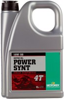 Photos - Engine Oil Motorex Power Synt 4T 10W-50 4 L