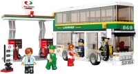 Construction Toy Sluban Double Decker with Tank Station M38-B0331 