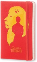 Photos - Notebook Moleskine Game Of Thrones Ruled Notebook Pocket Red