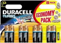 Photos - Battery Duracell  8xAA Turbo MN1500