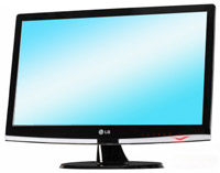 Photos - Monitor LG W2453SQ 24 "  black
