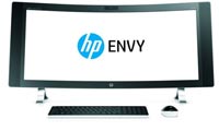 Photos - Desktop PC HP Envy Curved All-in-One