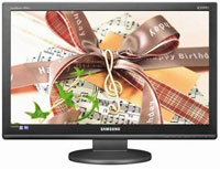 Photos - Monitor Samsung 2494LW 24 "  black