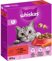 Photos - Cat Food Whiskas Adult Beef  800 g