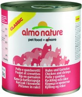 Photos - Cat Food Almo Nature Adult Classic Chicken/Shrimps  280 g