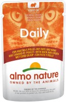Photos - Cat Food Almo Nature Adult DailyMenu Chicken/Duck 70 g