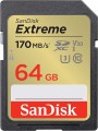SanDisk Extreme SD Class 10 UHS-I U3 V30 64 GB