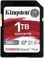 Kingston Canvas React Plus V60 SD 1 TB